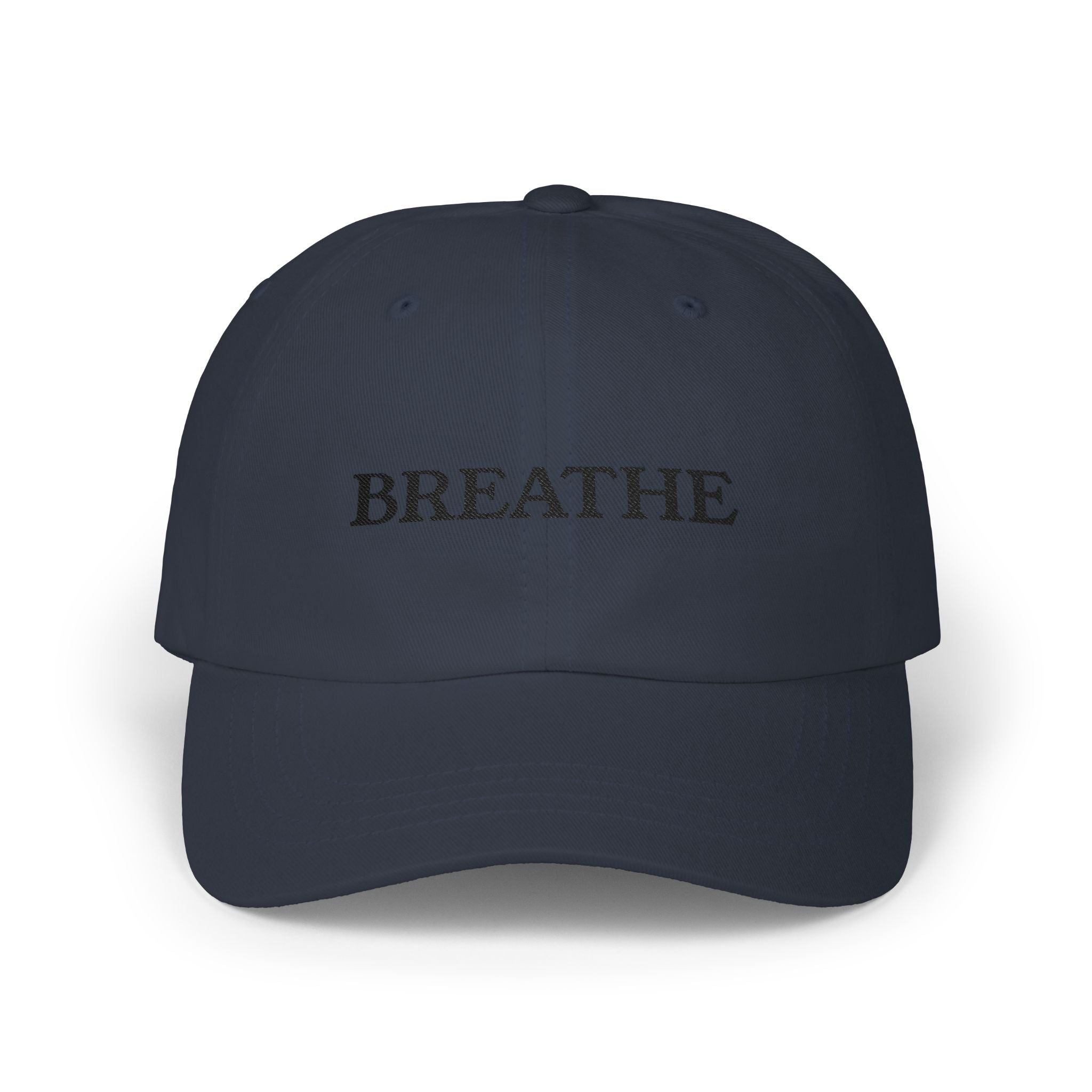 Breathe Dad Cap — Minimalist Relaxation Baseball Hat